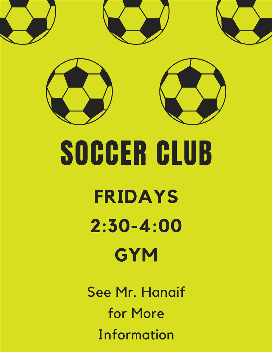 Soccer Club Flyer